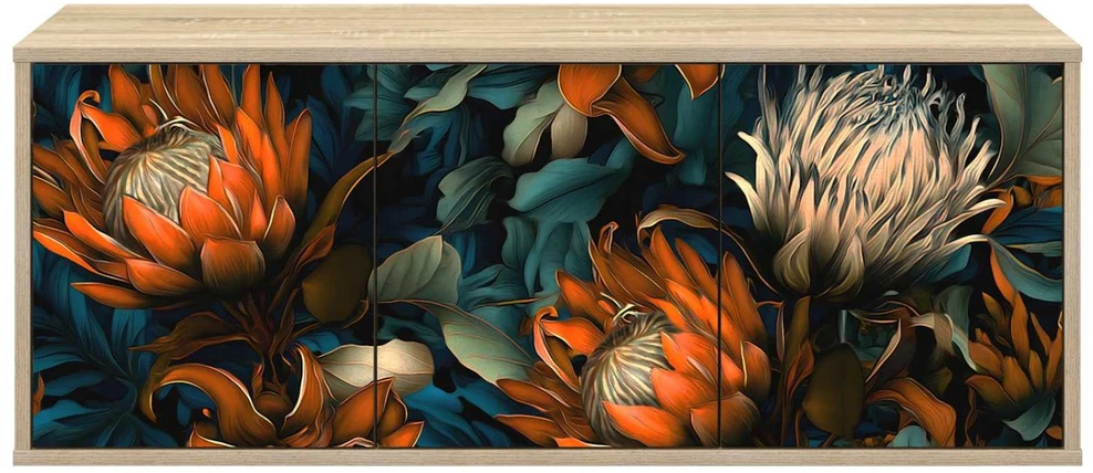 TV staliukas Sieninis televizoriaus stovas LOCHEM 102 x 33 x 40 cm