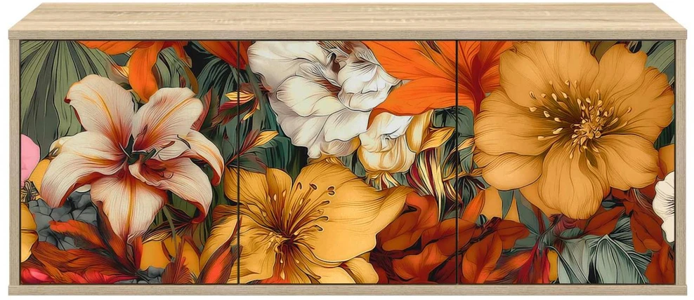TV staliukas Sieninis televizoriaus stovas GENNEP 102 x 33 x 40 cm