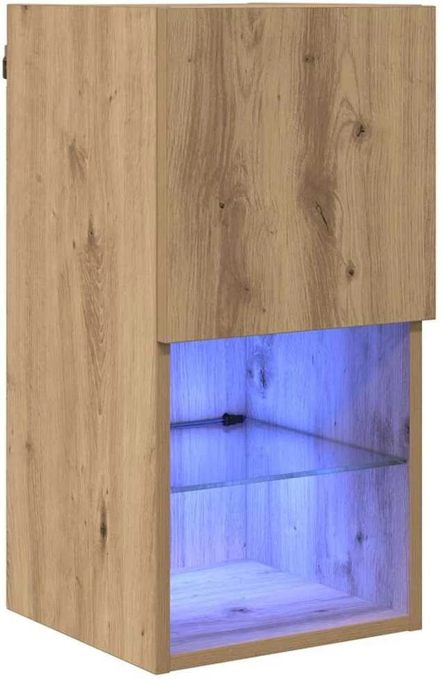 TV staliukas Sieninis televizoriaus stovas 30,5 x 30 x 60 cm