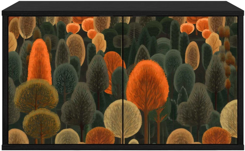 TV staliukas Sieninis televizoriaus stovas ZAANDAM 69 x 33 x 40 cm