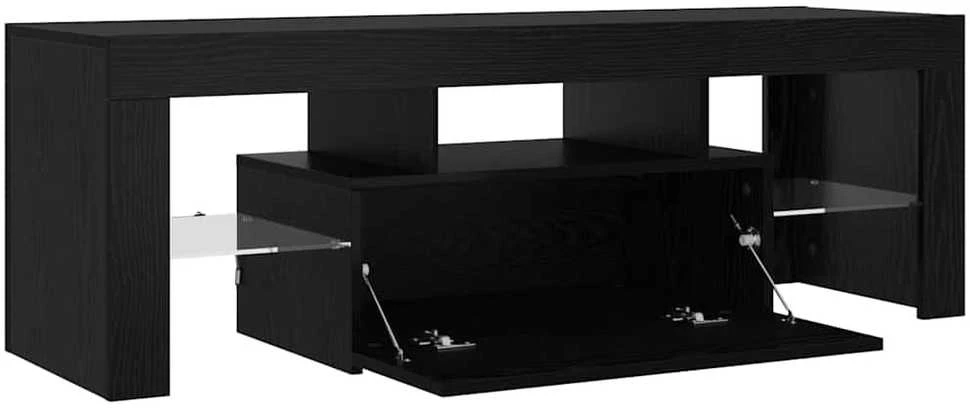 TV staliukas Televizoriaus spintelė 120 x 35 x 40 cm Juodas ąžuolas