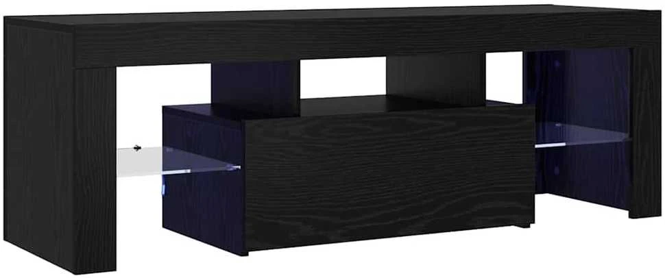 TV staliukas Televizoriaus spintelė 120 x 35 x 40 cm Juodas ąžuolas