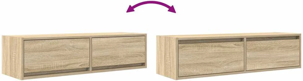 TV staliukas Televizoriaus spintelė 100 x 31 x 25,5 cm Sonoma ąžuolas