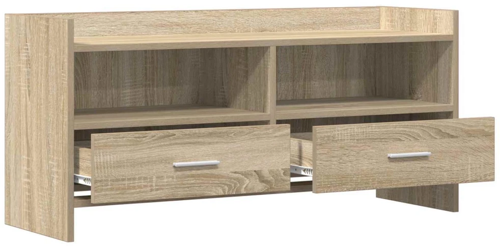 TV staliukas Televizoriaus spintelė 100 x 33 x 47 cm Sonoma ąžuolas