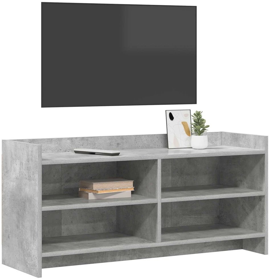 TV staliukas Televizoriaus spintelė 100 x 33 x 47 cm Betono pilka