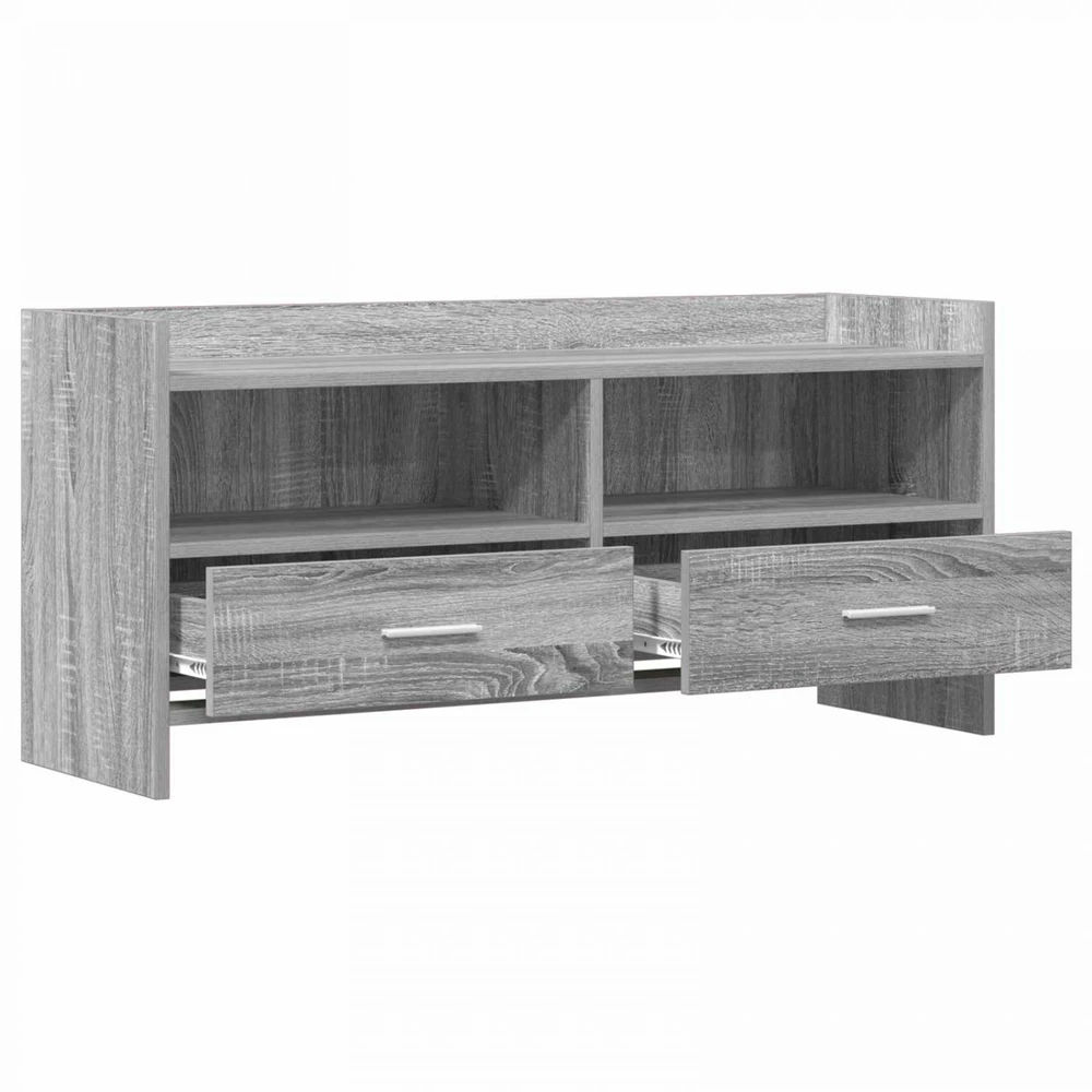 TV staliukas Televizoriaus spintelė 100 x 33 x 47 cm Pilka Sonoma