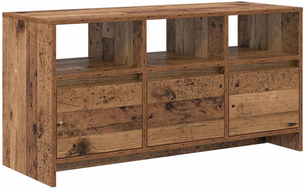 TV staliukas Televizoriaus spintelė 102 x 37,5 x 52,5 cm Sendintos medienos