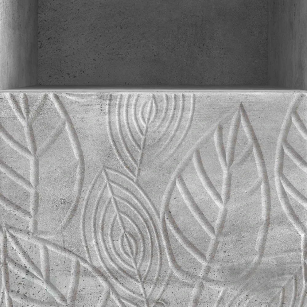 TV staliukas Televizoriaus spintelė 102 x 34,5 x 50 cm Betono pilka