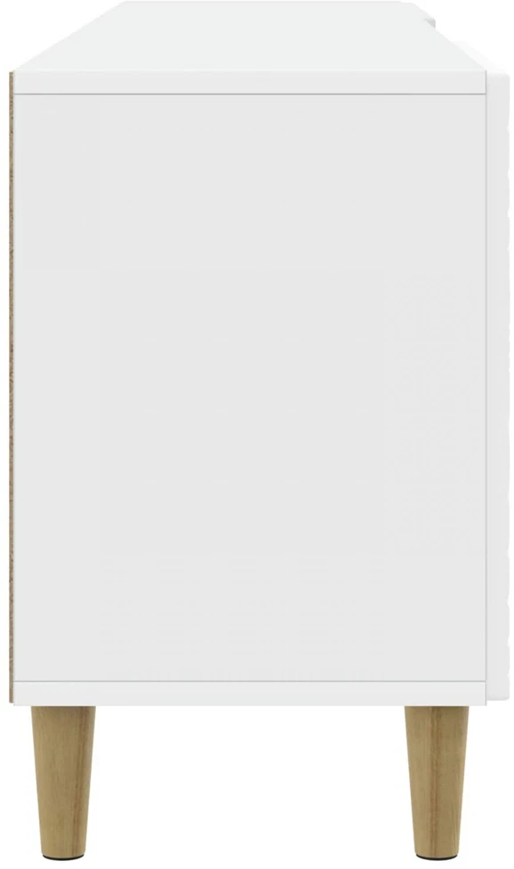 TV staliukas Televizoriaus spintelė 102 x 34,5 x 50 cm Balta