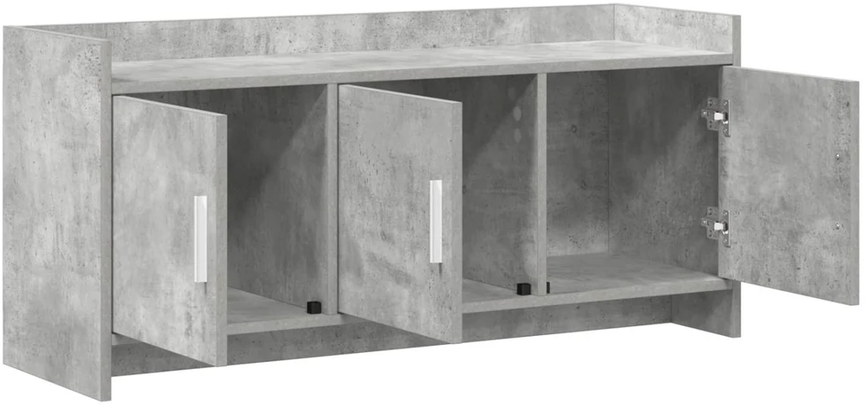 TV staliukas Televizoriaus spintelė 102 x 33 x 47 cm Betono pilka