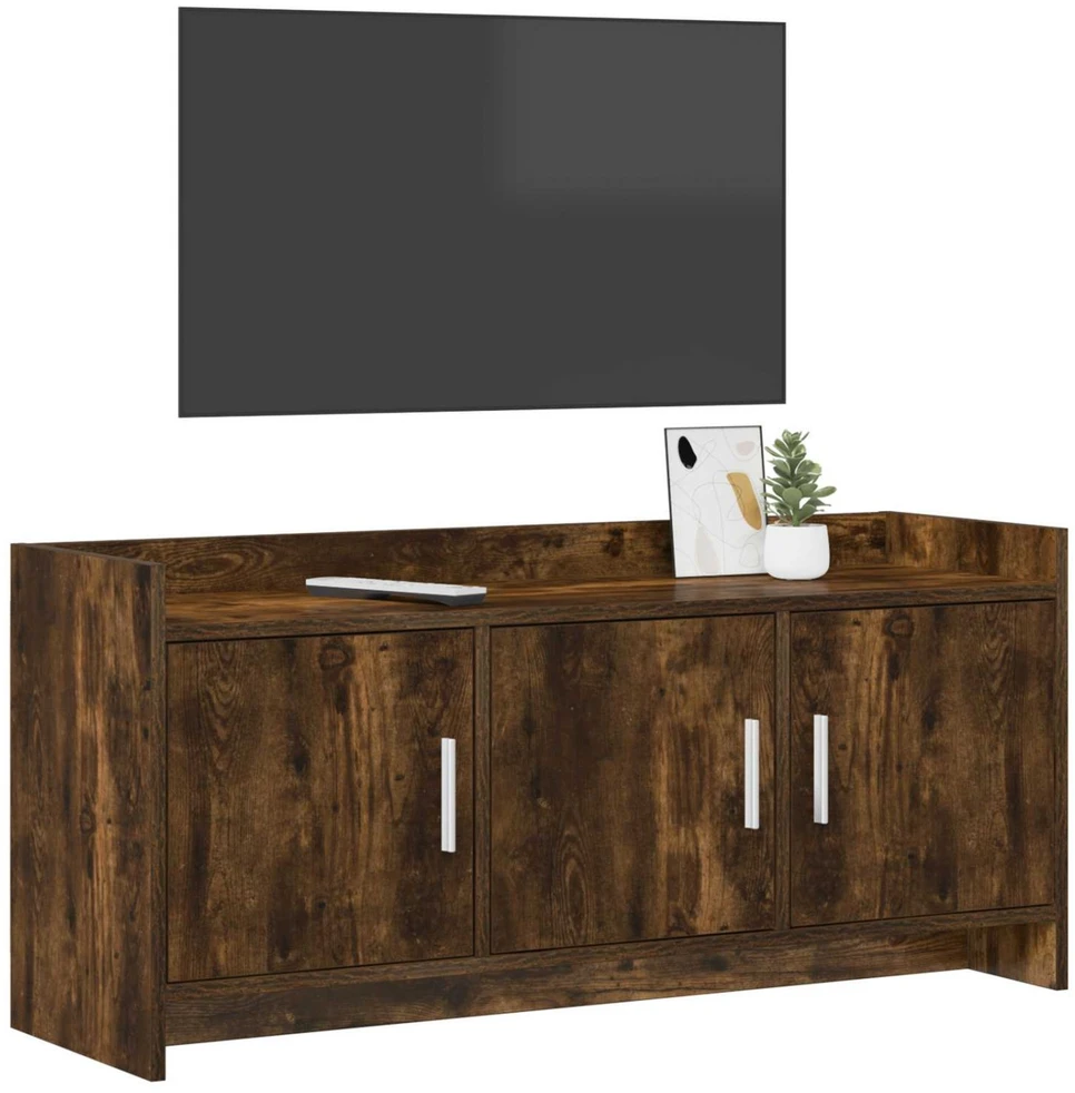 TV staliukas Televizoriaus spintelė 102 x 33 x 47 cm Dūminio ąžuolo