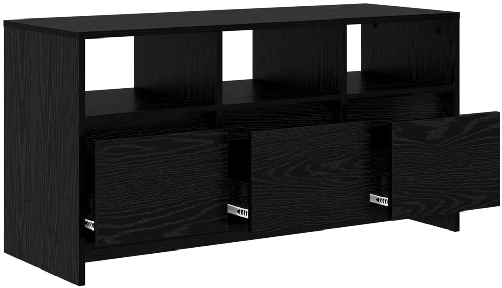 TV staliukas Televizoriaus spintelė 102 x 37,5 x 52,5 cm Juodojo ąžuolo