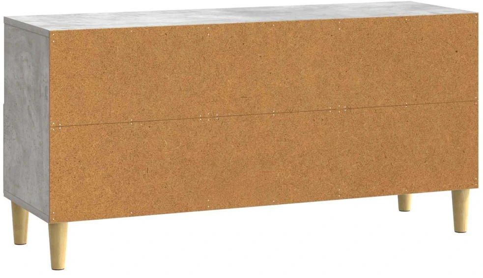 TV staliukas Televizoriaus spintelė 102 x 34,5 x 50 cm Betono pilka