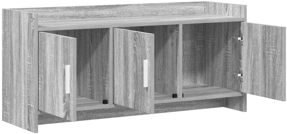 TV staliukas Televizoriaus spintelė 102 x 33 x 47 cm Pilka Sonoma