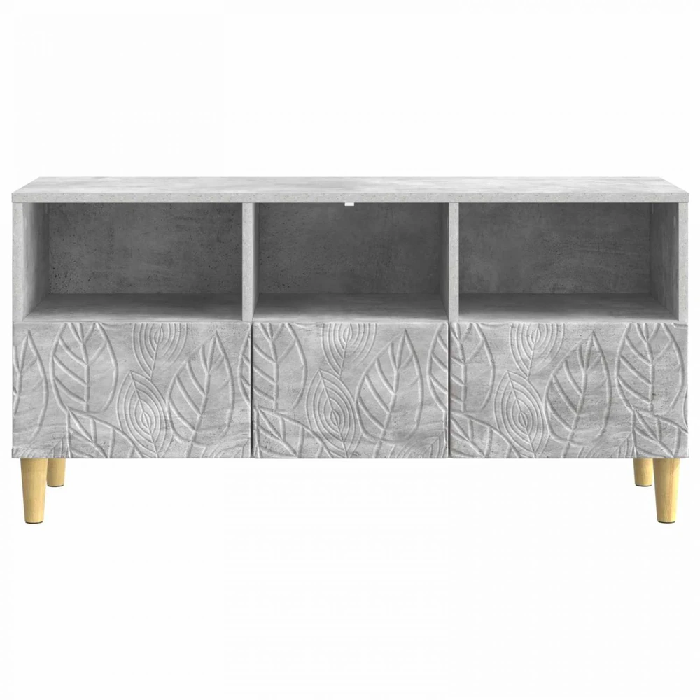 TV staliukas Televizoriaus spintelė 102 x 34,5 x 50 cm Betono pilka