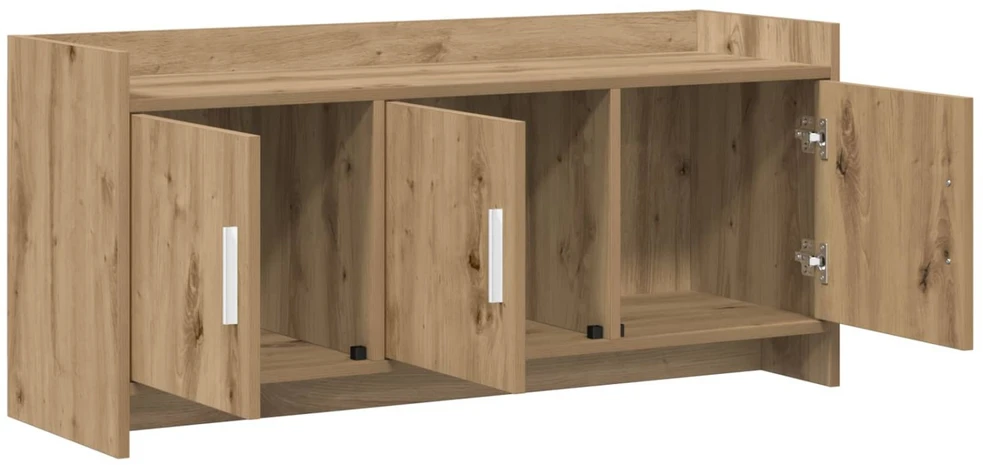 TV staliukas Televizoriaus spintelė 102 x 33 x 47 cm Artisano ąžuolo