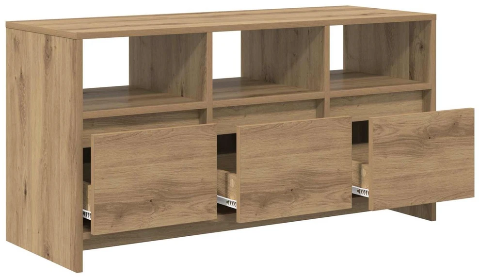 TV staliukas Televizoriaus spintelė 102 x 37,5 x 52,5 cm Artisano ąžuolo