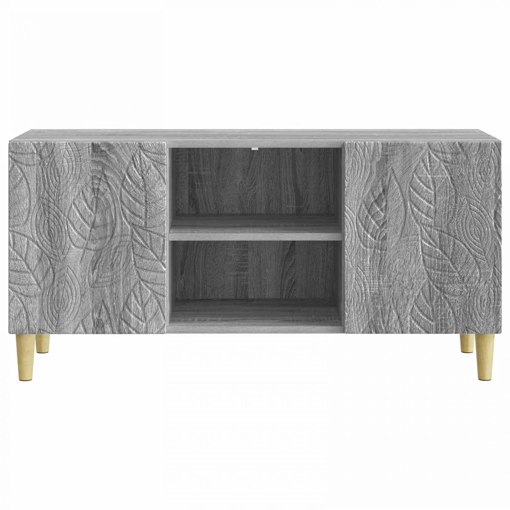 TV staliukas Televizoriaus spintelė 102 x 34,5 x 50 cm Pilka Sonoma
