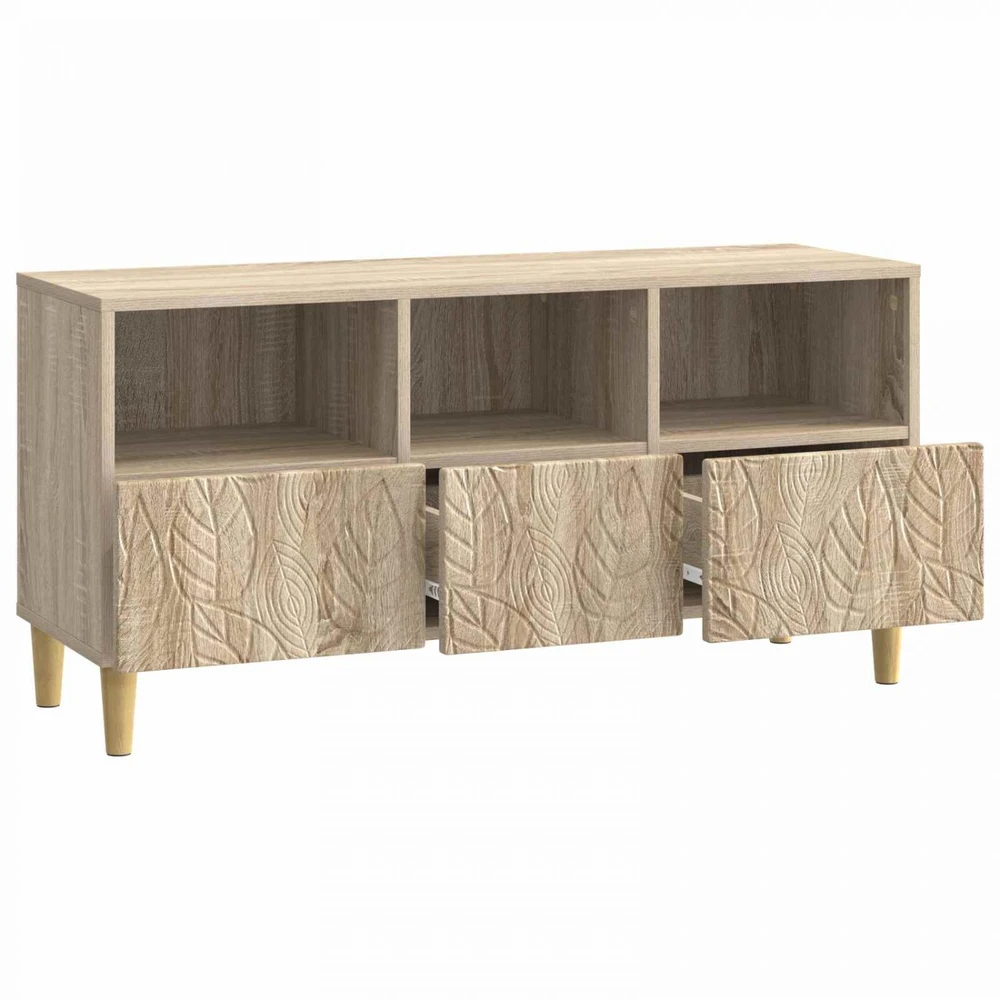 TV staliukas Televizoriaus spintelė 102 x 34,5 x 50 cm Sonoma ąžuolas