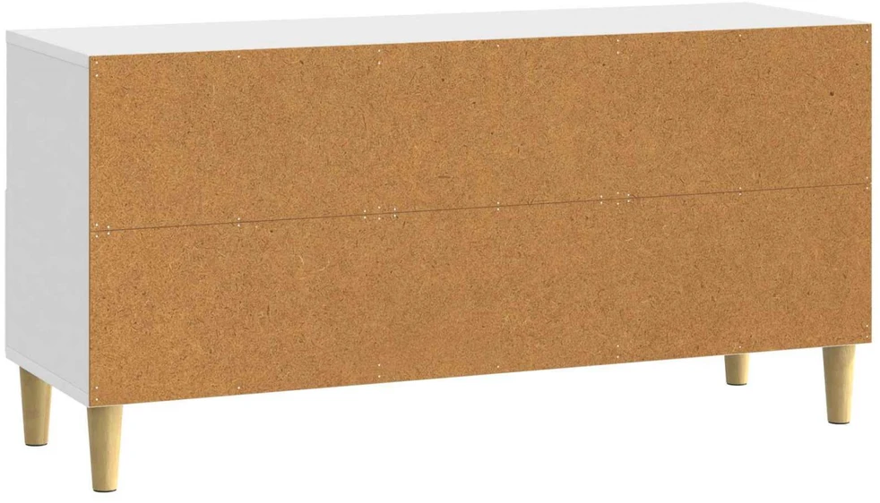 TV staliukas Televizoriaus spintelė 102 x 34,5 x 50 cm Itin blizgi balta