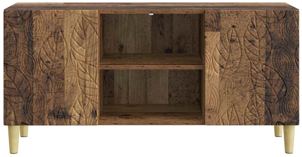 TV staliukas Televizoriaus spintelė 102 x 34,5 x 50 cm Sendintos medienos