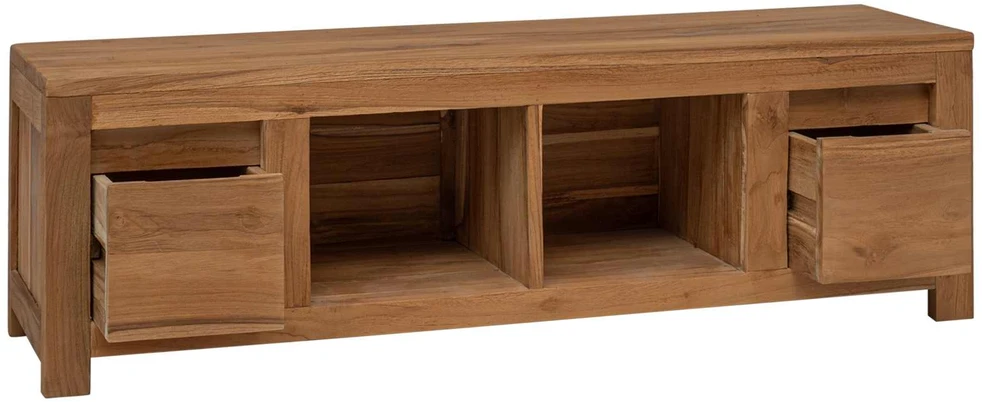 TV staliukas Televizoriaus spintelė 110 x 30 x 35 cm Natūrali