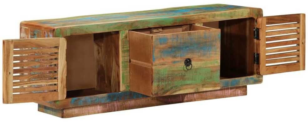 TV staliukas Televizoriaus spintelė, 110x30x40cm, perdirbta mediena