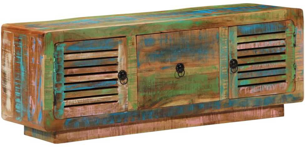 TV staliukas Televizoriaus spintelė, 110x30x40cm, perdirbta mediena