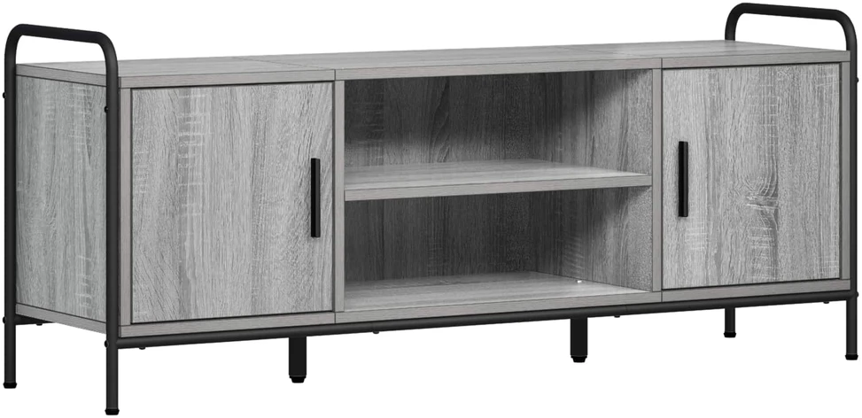TV staliukas Televizoriaus spintelė 119 x 33 x 50 cm Pilka Sonoma