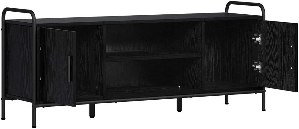 TV staliukas Televizoriaus spintelė 119 x 33 x 50 cm Juodojo ąžuolo