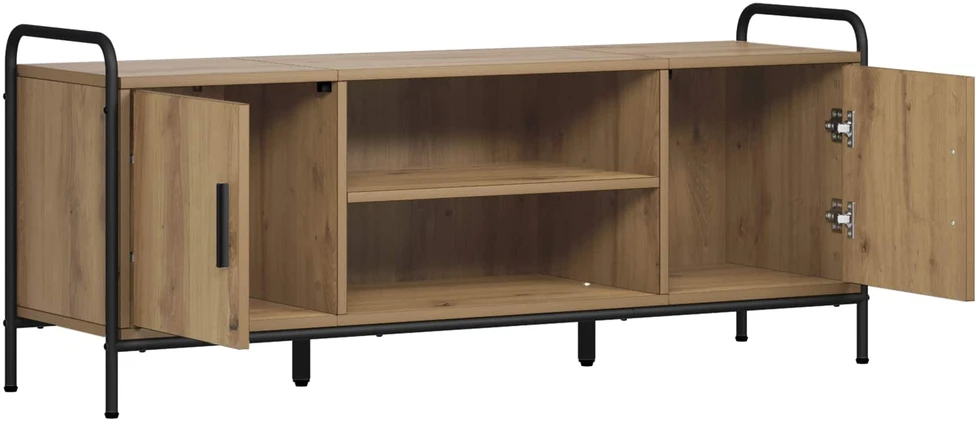 TV staliukas Televizoriaus spintelė 119 x 33 x 50 cm Artisano ąžuolo