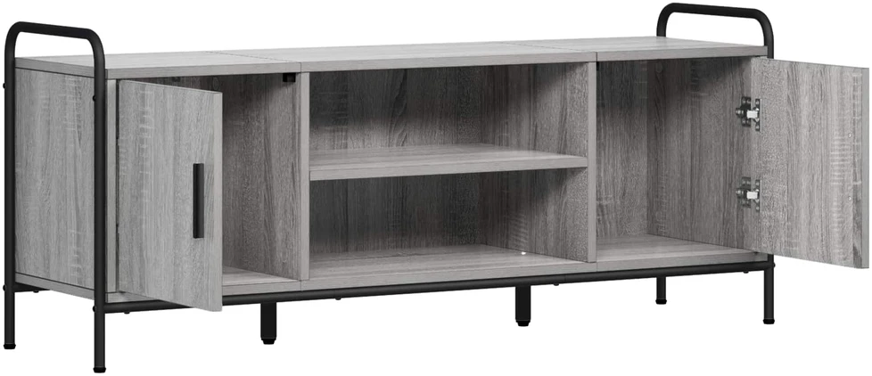 TV staliukas Televizoriaus spintelė 119 x 33 x 50 cm Pilka Sonoma