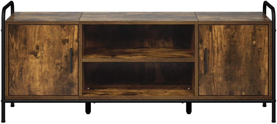 TV staliukas Televizoriaus spintelė 119 x 33 x 50 cm Dūminio ąžuolo