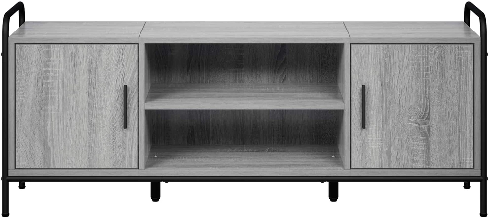 TV staliukas Televizoriaus spintelė 119 x 33 x 50 cm Pilka Sonoma