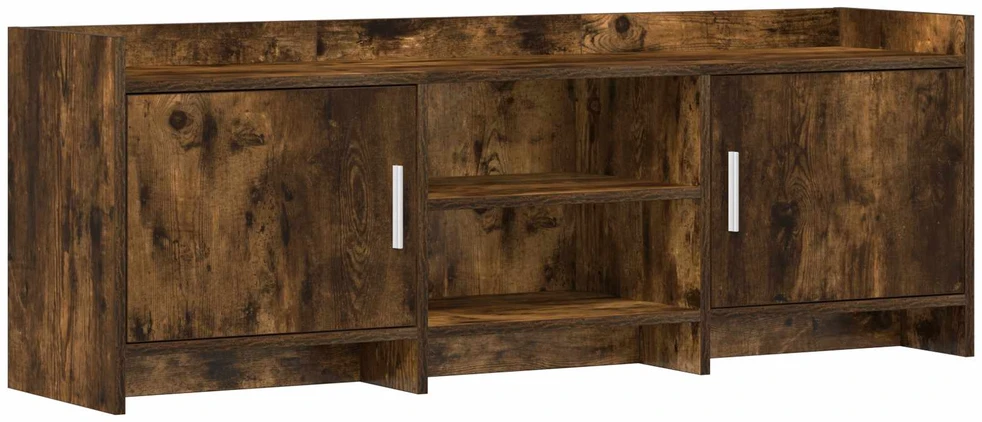 TV staliukas Televizoriaus spintelė 130 x 33 x 47 cm Dūminio ąžuolo