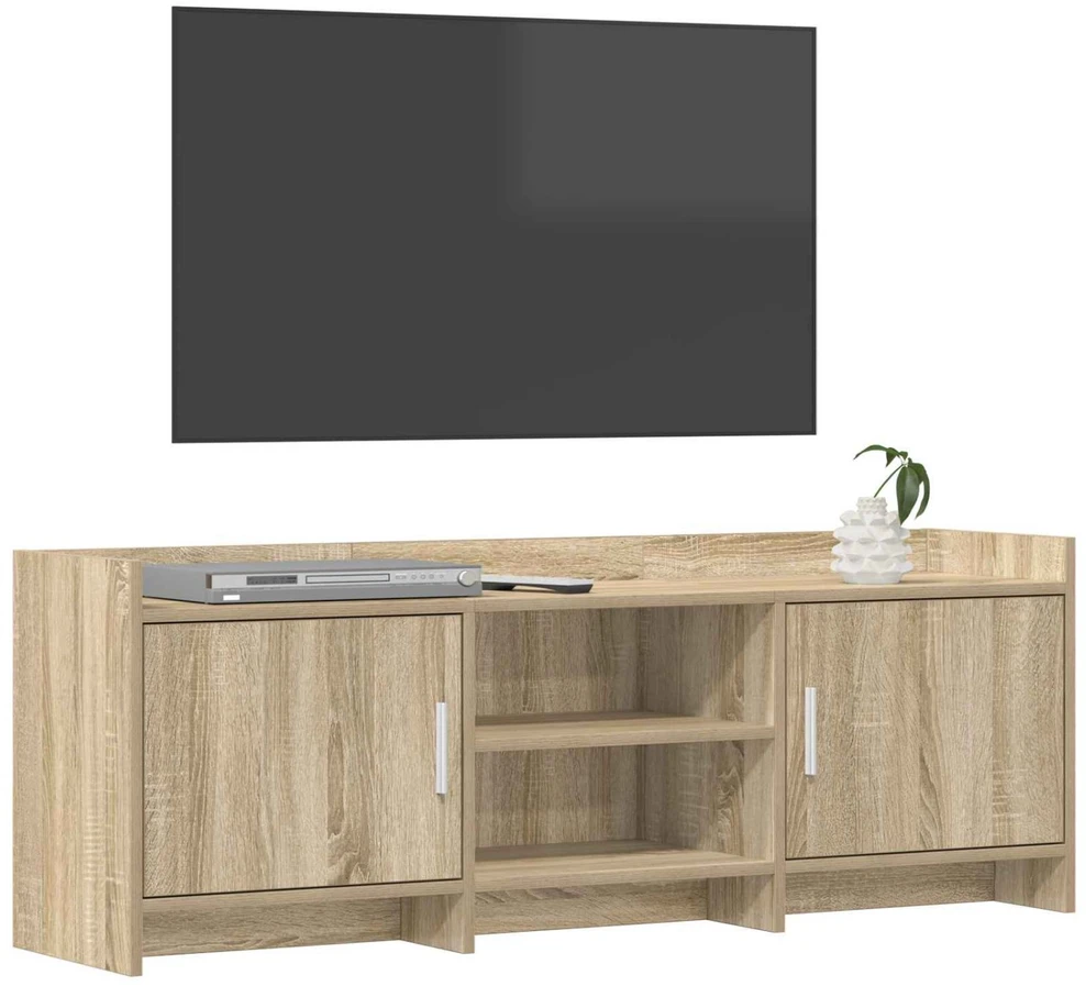 TV staliukas Televizoriaus spintelė 130 x 33 x 47 cm Sonoma ąžuolas