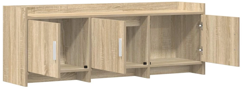 TV staliukas Televizoriaus spintelė 130 x 33 x 47 cm Sonoma ąžuolas