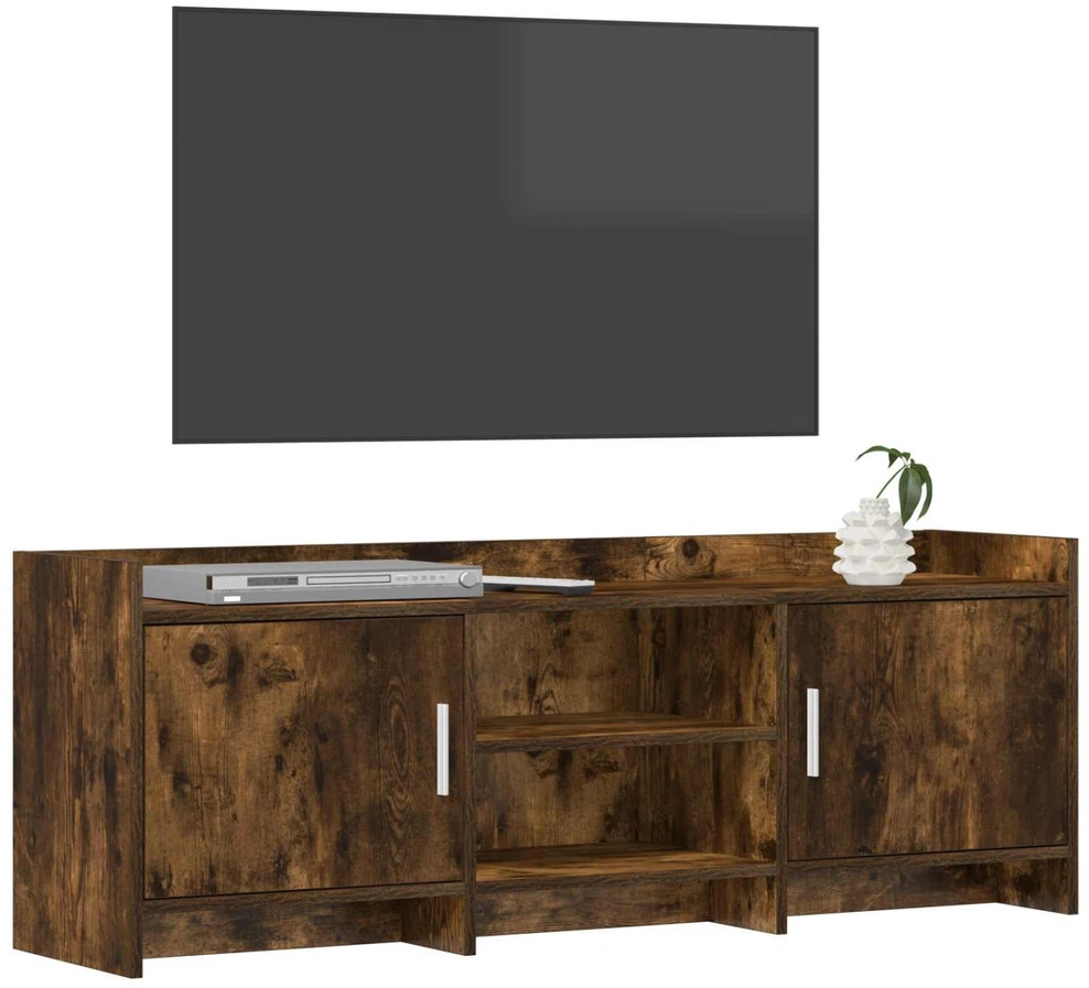 TV staliukas Televizoriaus spintelė 130 x 33 x 47 cm Dūminio ąžuolo