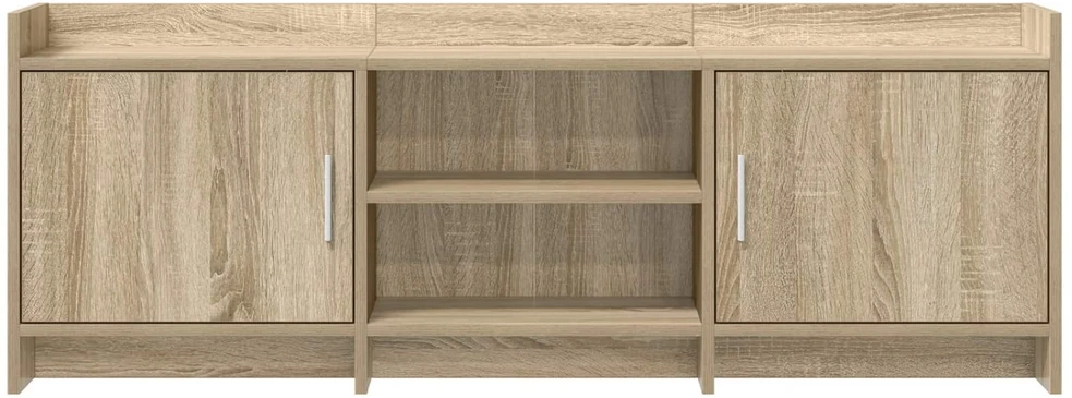 TV staliukas Televizoriaus spintelė 130 x 33 x 47 cm Sonoma ąžuolas