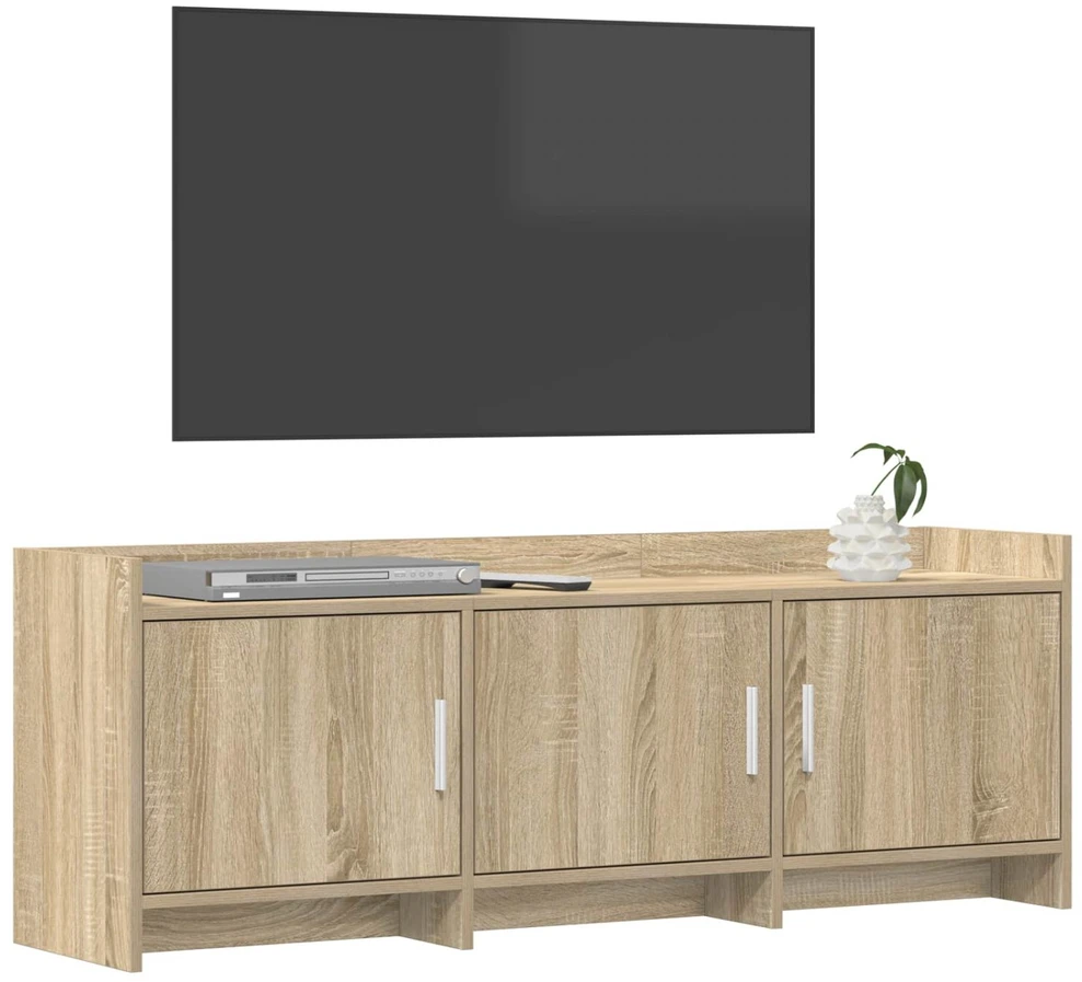TV staliukas Televizoriaus spintelė 130 x 33 x 47 cm Sonoma ąžuolas
