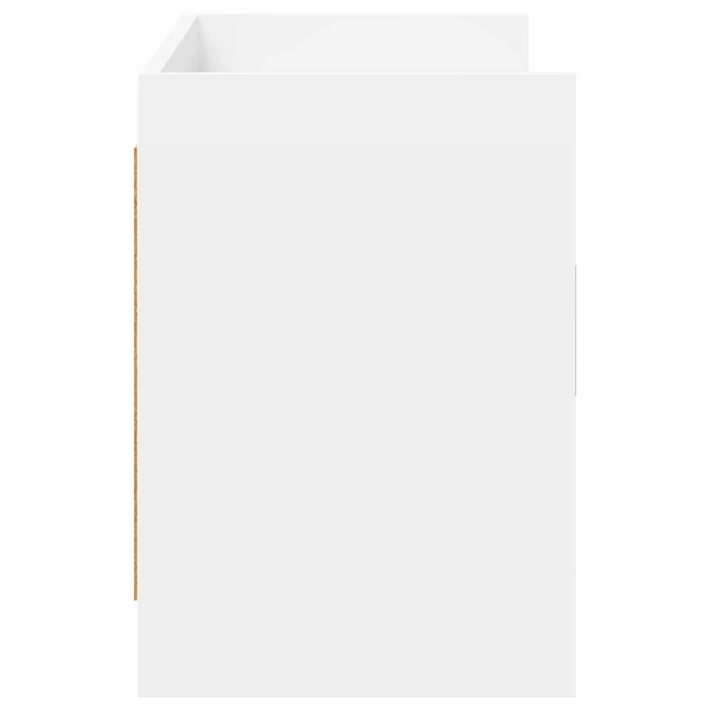 TV staliukas Televizoriaus spintelė 130 x 33 x 47 cm Balta Apdirbta mediena