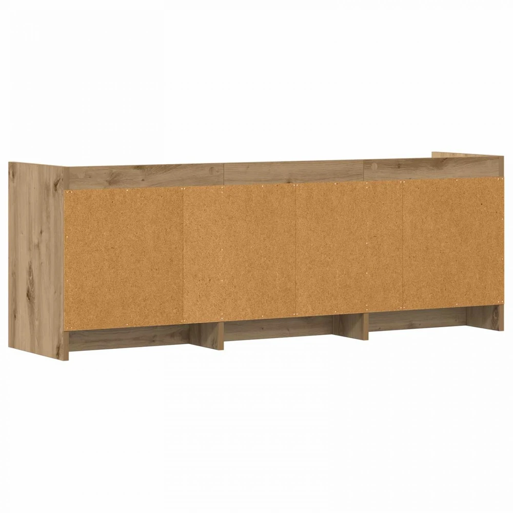 TV staliukas Televizoriaus spintelė 130 x 33 x 47 cm Artisano ąžuolo