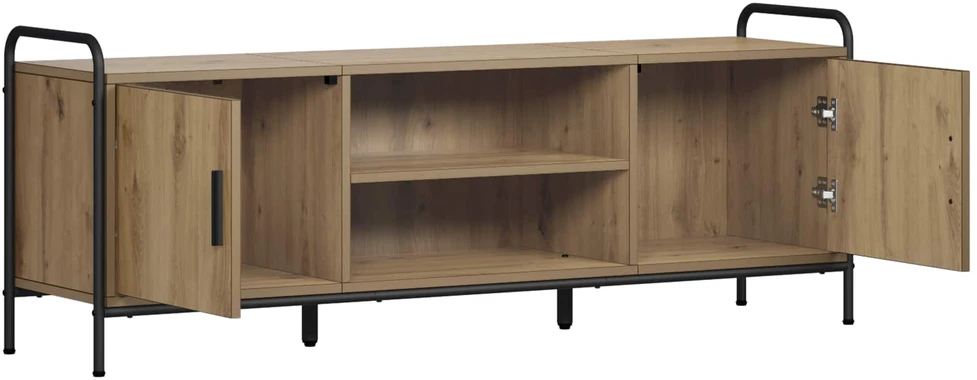 TV staliukas Televizoriaus spintelė 133 x 33 x 50 cm Artisano ąžuolo