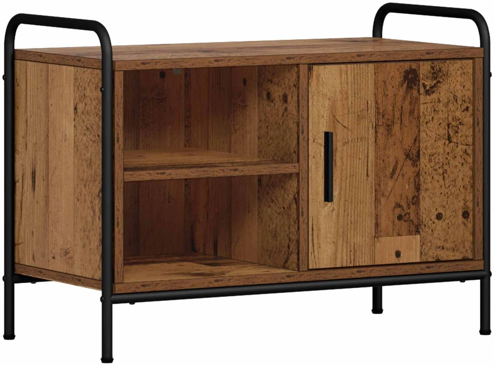 TV staliukas Televizoriaus spintelė 133 x 33 x 50 cm Sendintos medienos