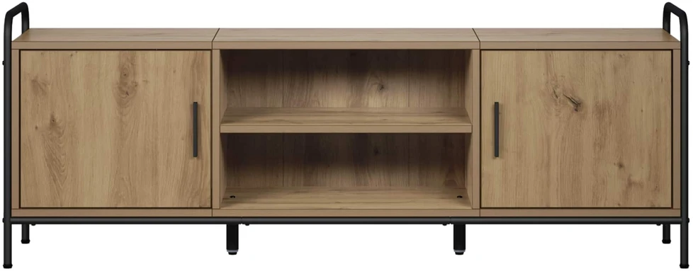 TV staliukas Televizoriaus spintelė 133 x 33 x 50 cm Artisano ąžuolo