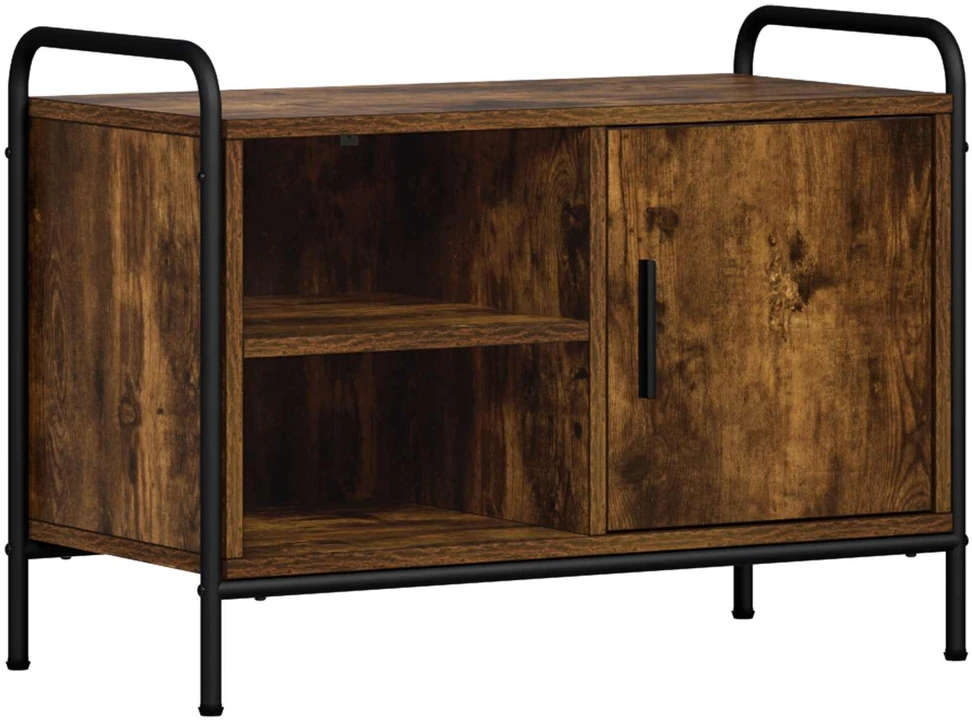 TV staliukas Televizoriaus spintelė 133 x 33 x 50 cm Dūminio ąžuolo