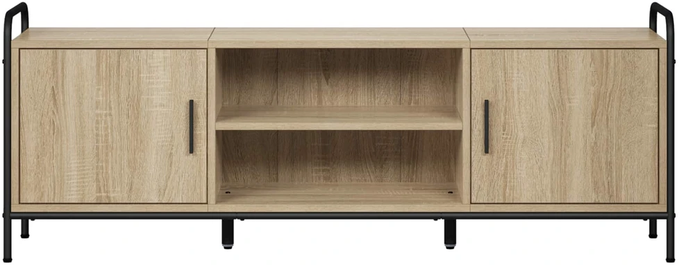 TV staliukas Televizoriaus spintelė 133 x 33 x 50 cm Sonoma ąžuolas