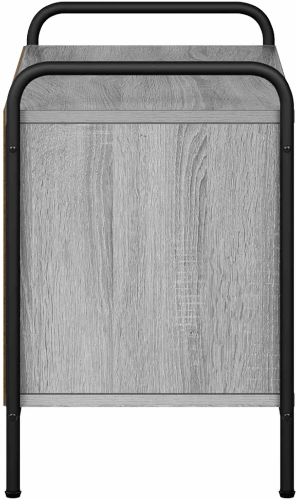 TV staliukas Televizoriaus spintelė 133 x 33 x 50 cm Pilka Sonoma