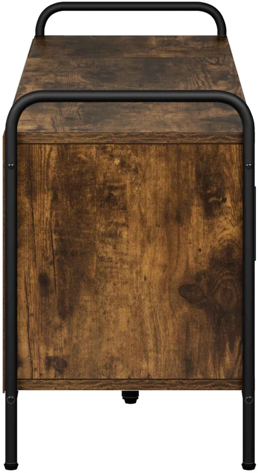 TV staliukas Televizoriaus spintelė 133 x 33 x 50 cm Dūminio ąžuolo