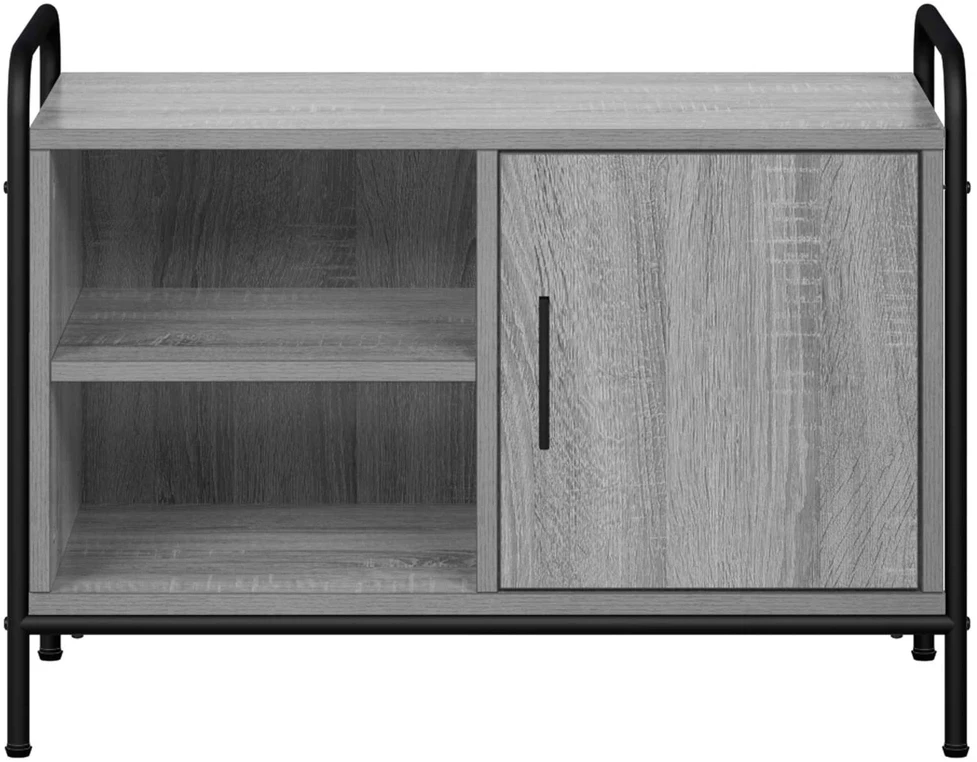 TV staliukas Televizoriaus spintelė 133 x 33 x 50 cm Pilka Sonoma